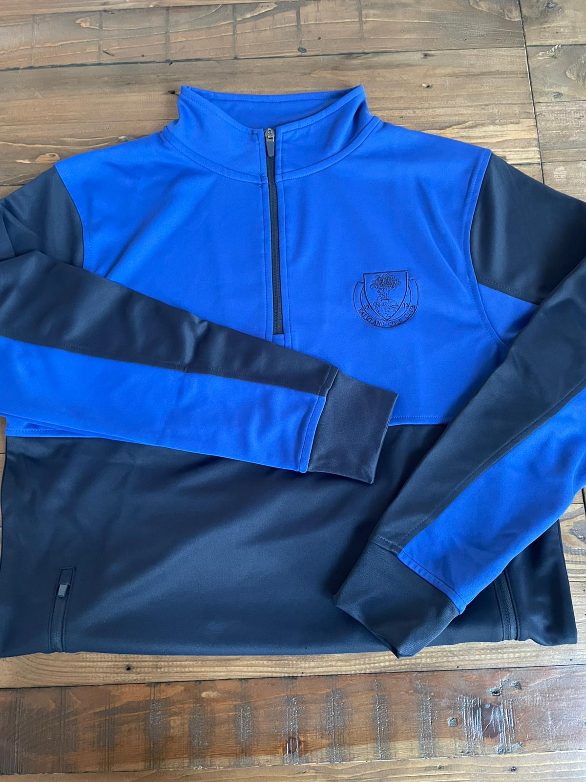 Falkland Golf Club branded quarter zip top